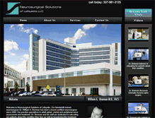 Tablet Screenshot of lafayetteneuro.com